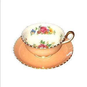 Vintage Royal Chelsea tea cup and saucer.